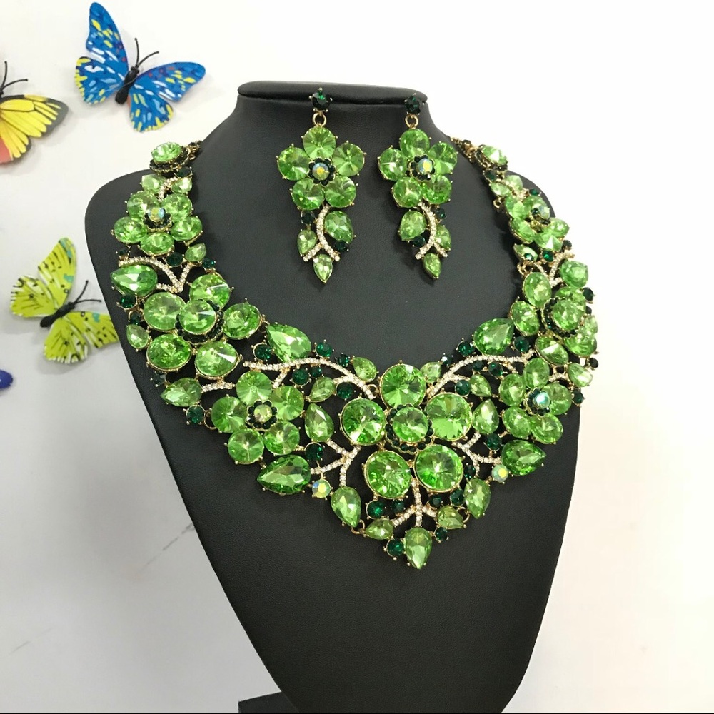 Lemon color luxurious jewelry accessories